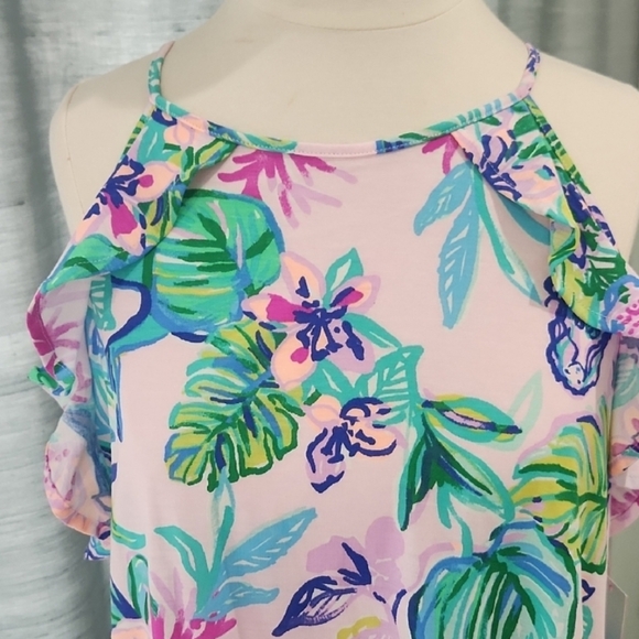 Lilly Pultizer Billie Dress Mermaid In The Shade Size Large - Picture 4 of 8